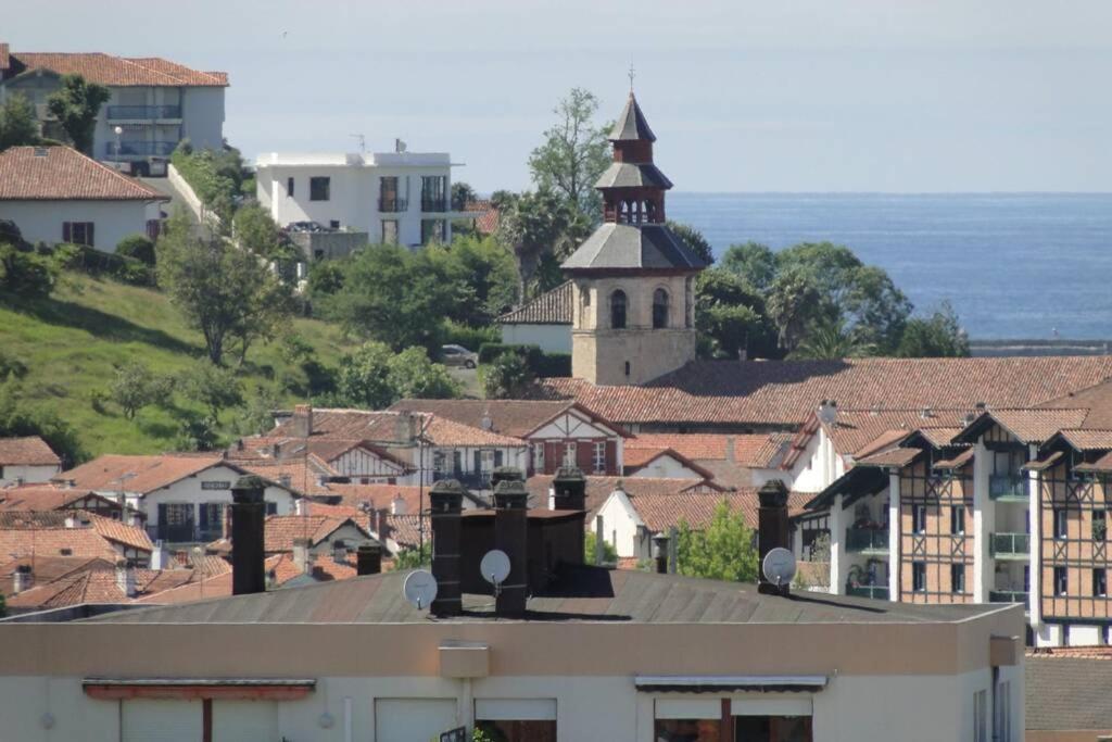 Ciboure:T2, proximité golf et plages, vue sur mer Exterior foto